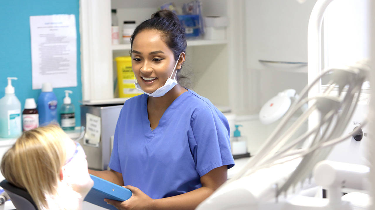 dentist and patient