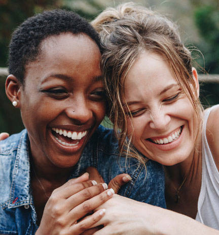 smiling women